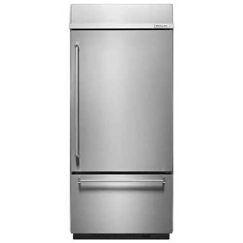 KitchenAid® 20.9 cu. ft. Stainless Steel Bottom-Freezer Counter Depth Refrigerator