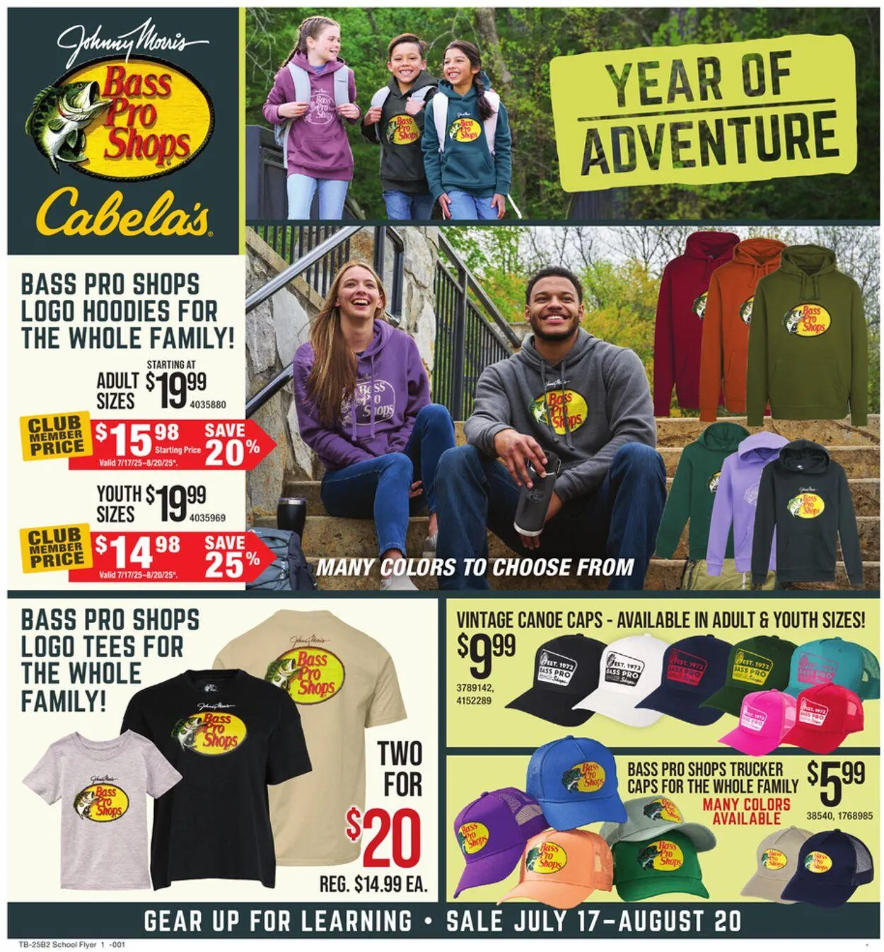 Weekly ad Bass Pro Current weekly ad from July 17 to August 20 2025 - Page 1