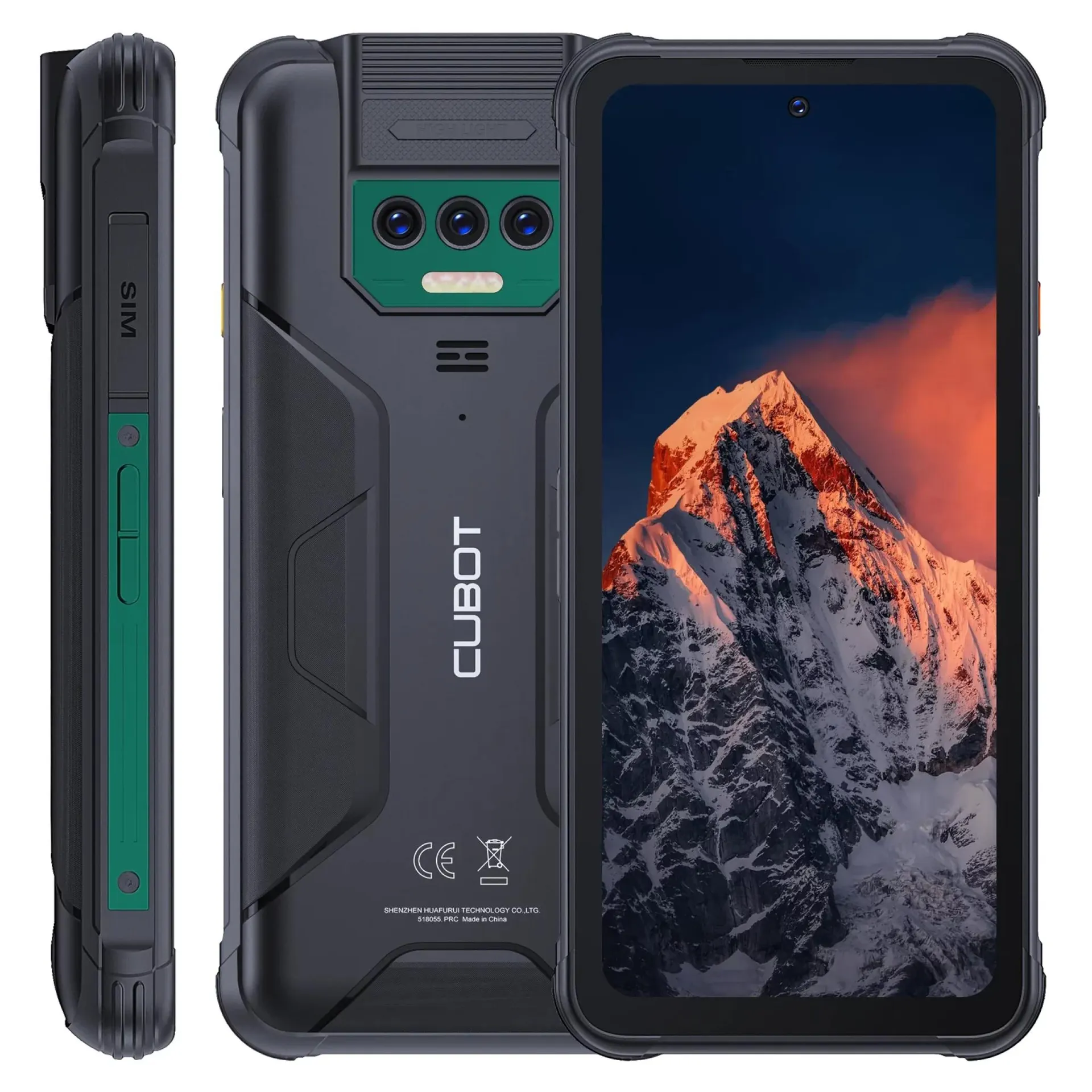 [Envío desde ES] Smartphone Android resistente al agua IP68, Cubot KingKong 8, ocho núcleos, 12 GB de RAM (6+6 GB), 256 GB de ROM, 10600 mAh, NFC