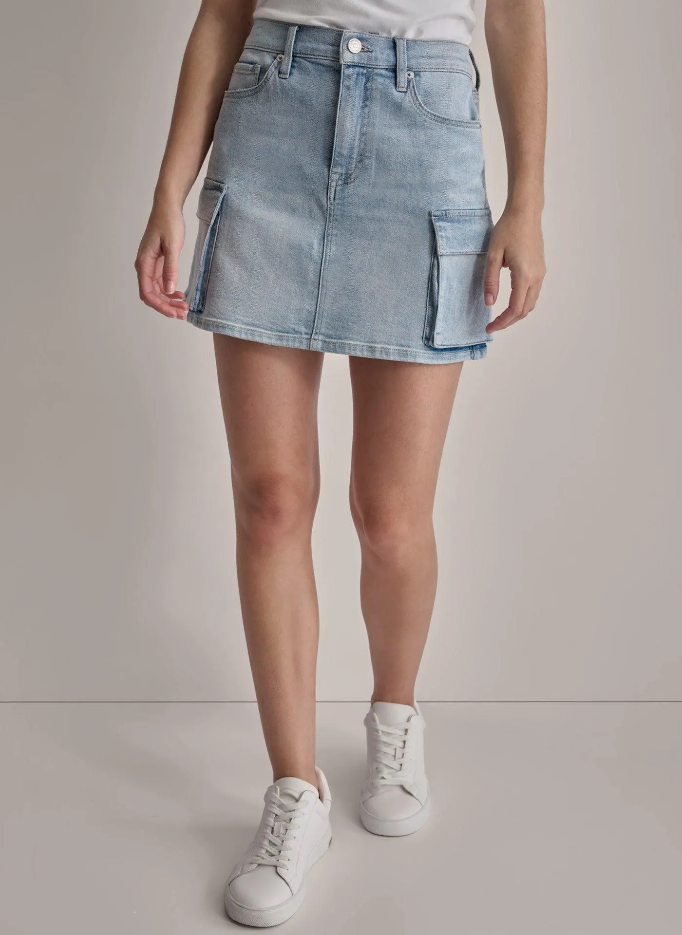 HIGH RISE CARGO SKIRT