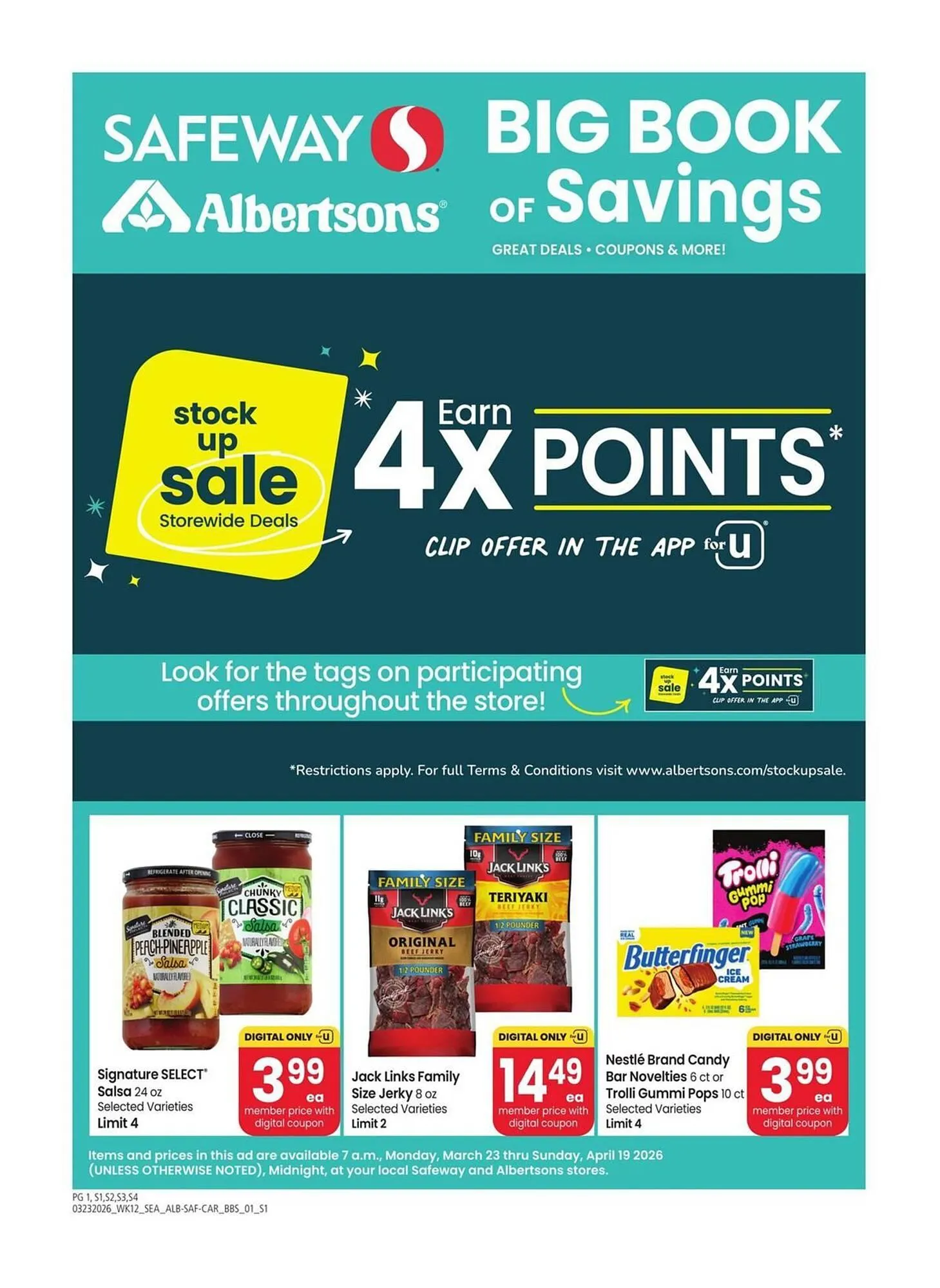 Weekly ad Albertsons weekly ad from March 23 to April 19 2026 - Page 1