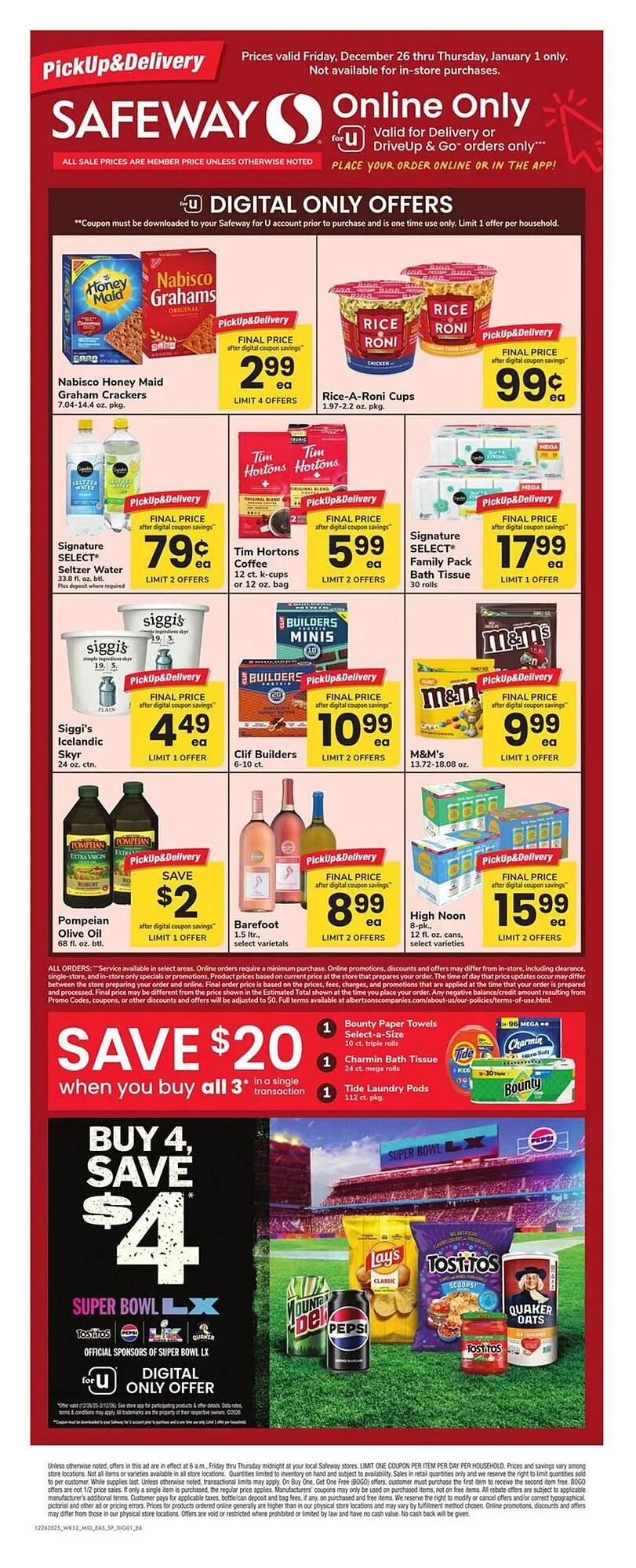 Weekly ad Safeway weekly ad from December 26 to January 1 2026 - Page 1