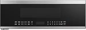 Midea MMO12S3ASTZ Over the Range Oven, 1.2 Cu.ft Slim, Stainless Steel Microwaves, 1000W Heating Power with 400CMF Vent Fan