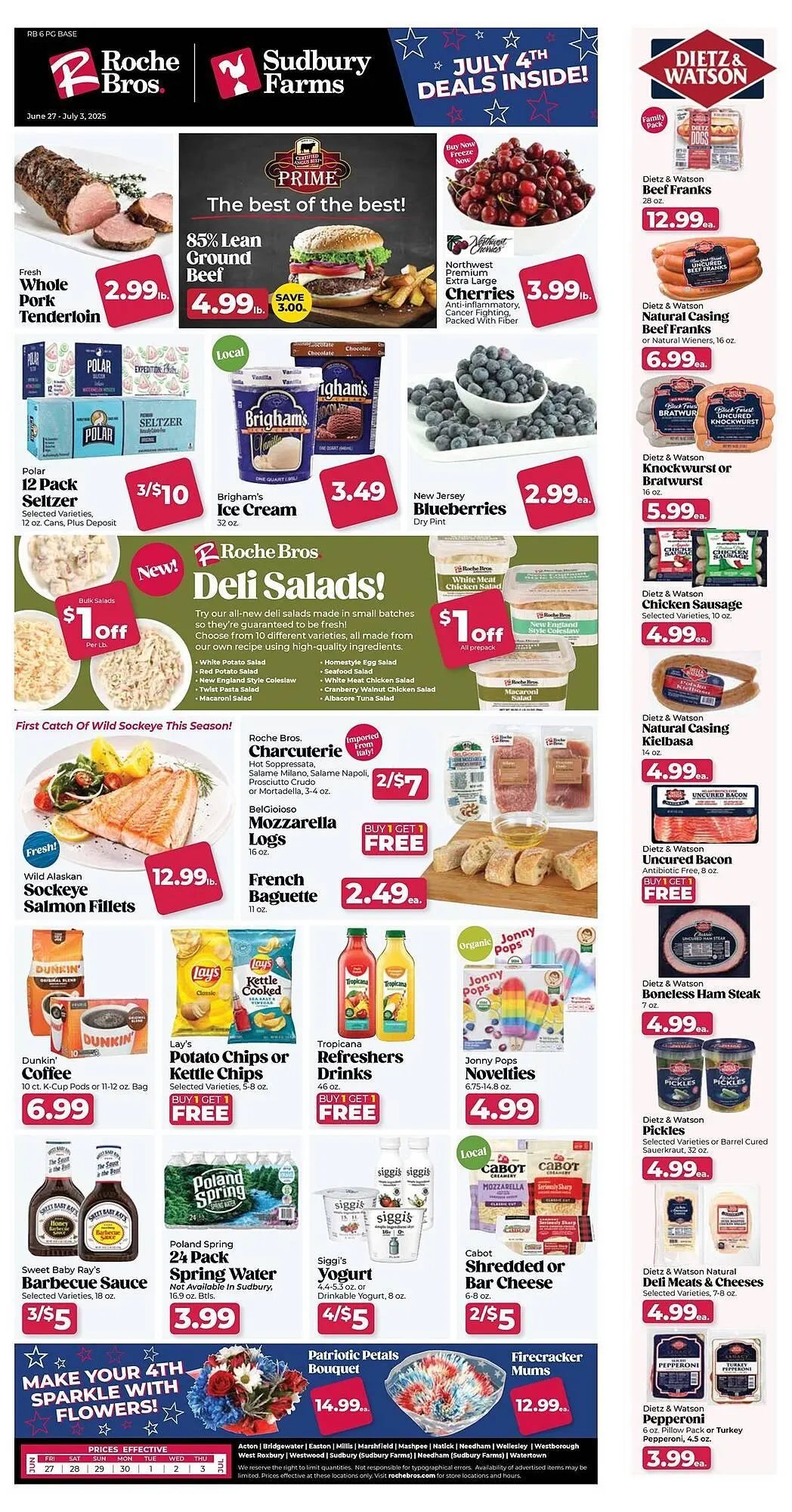 Roche Bros Weekly Ad - 1