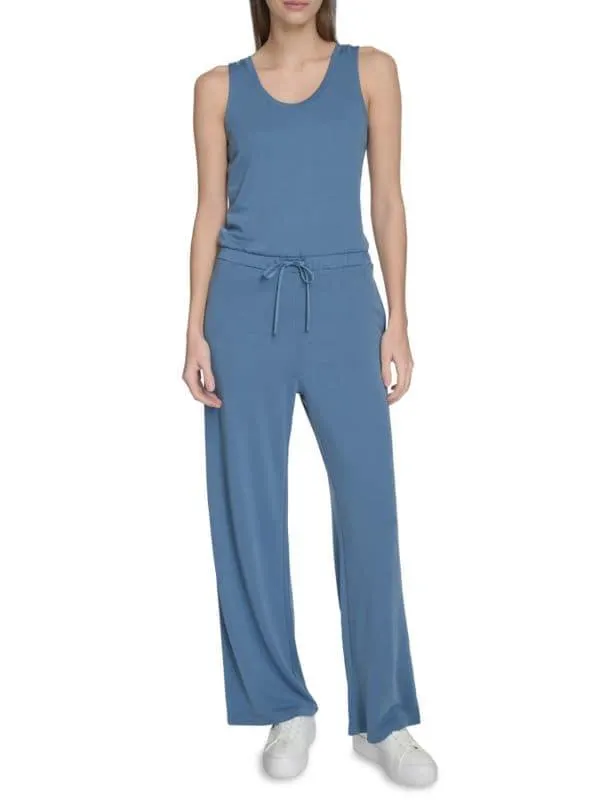 U-Neck Sleeveless Jumpsuit