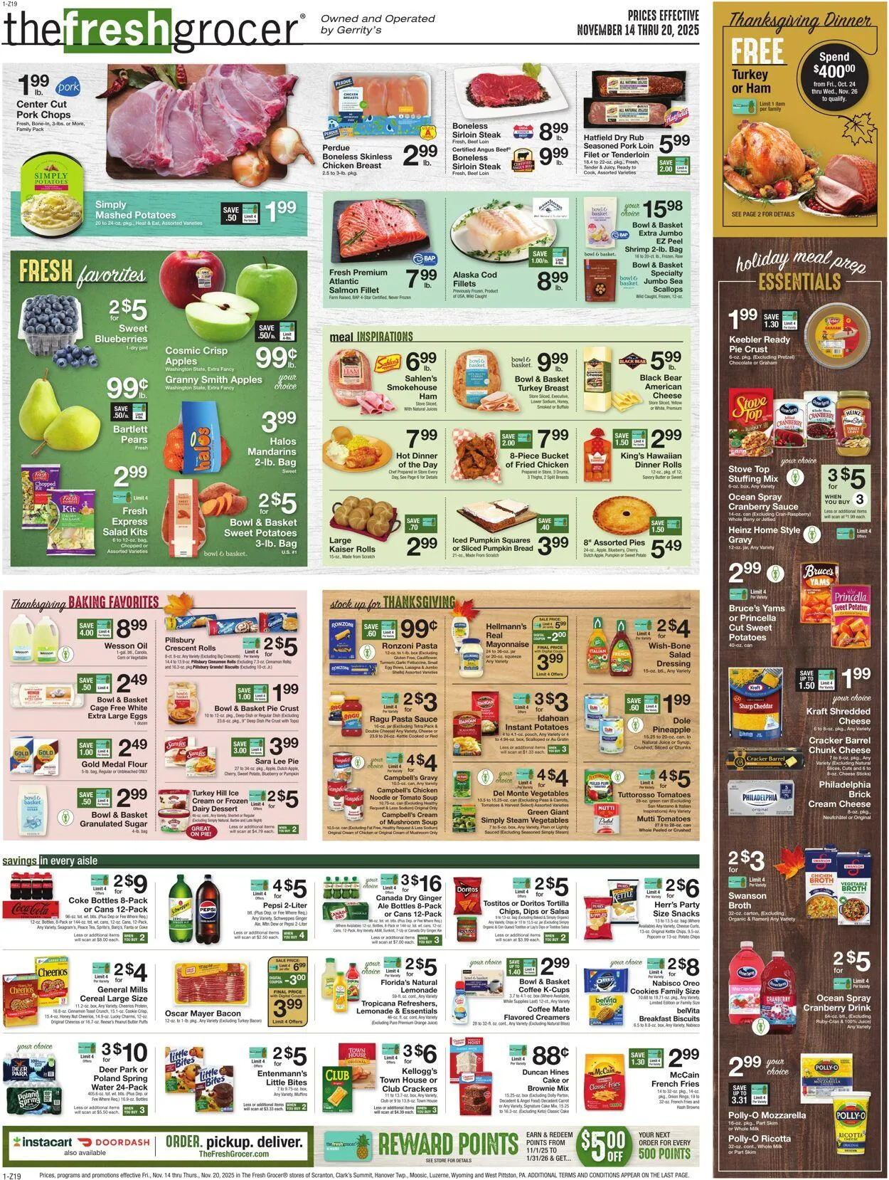 Weekly ad Gerrity's Supermarkets Current weekly ad from November 13 to November 20 2025 - Page 1