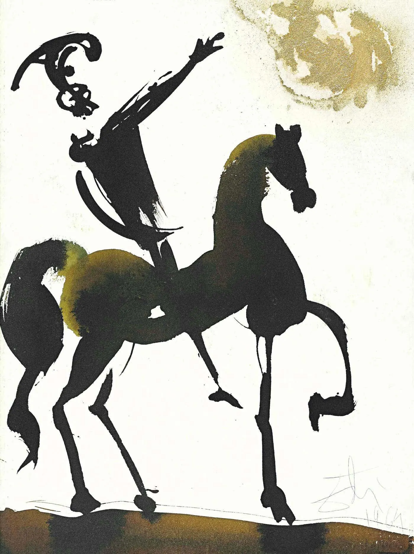 Salvador Dalí­ Composition (Field 69-3; M/L. 1600), VI tavole dal ciclo della, Biblia Sacra 1967