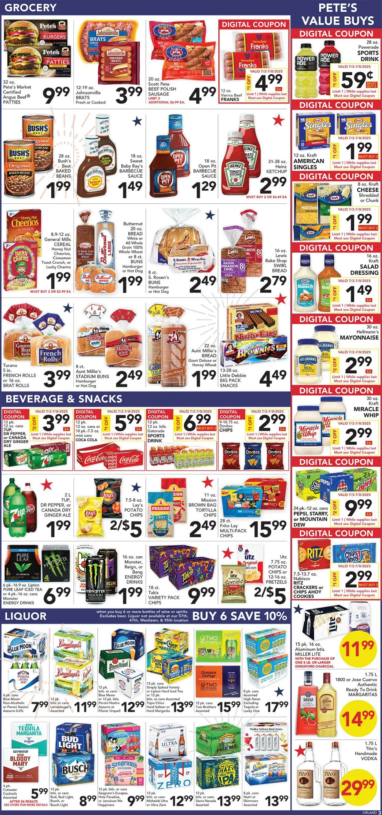 Weekly ad Pete's Fresh Market Current weekly ad from June 25 to July 1 2025 - Page 3