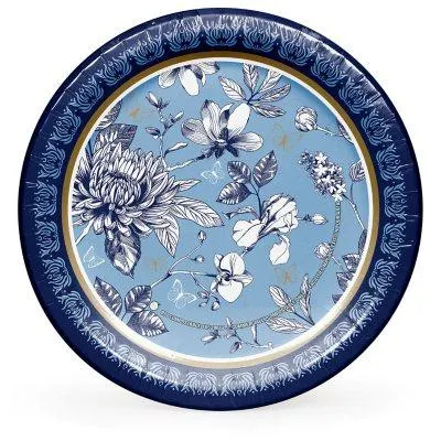 Member's Mark French Floral Paper Plates, 10", 85 ct.