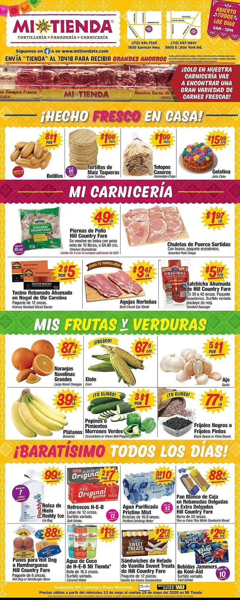 Weekly ad Mi Tienda weekly ad from May 13 to May 19 2026 - Page 1
