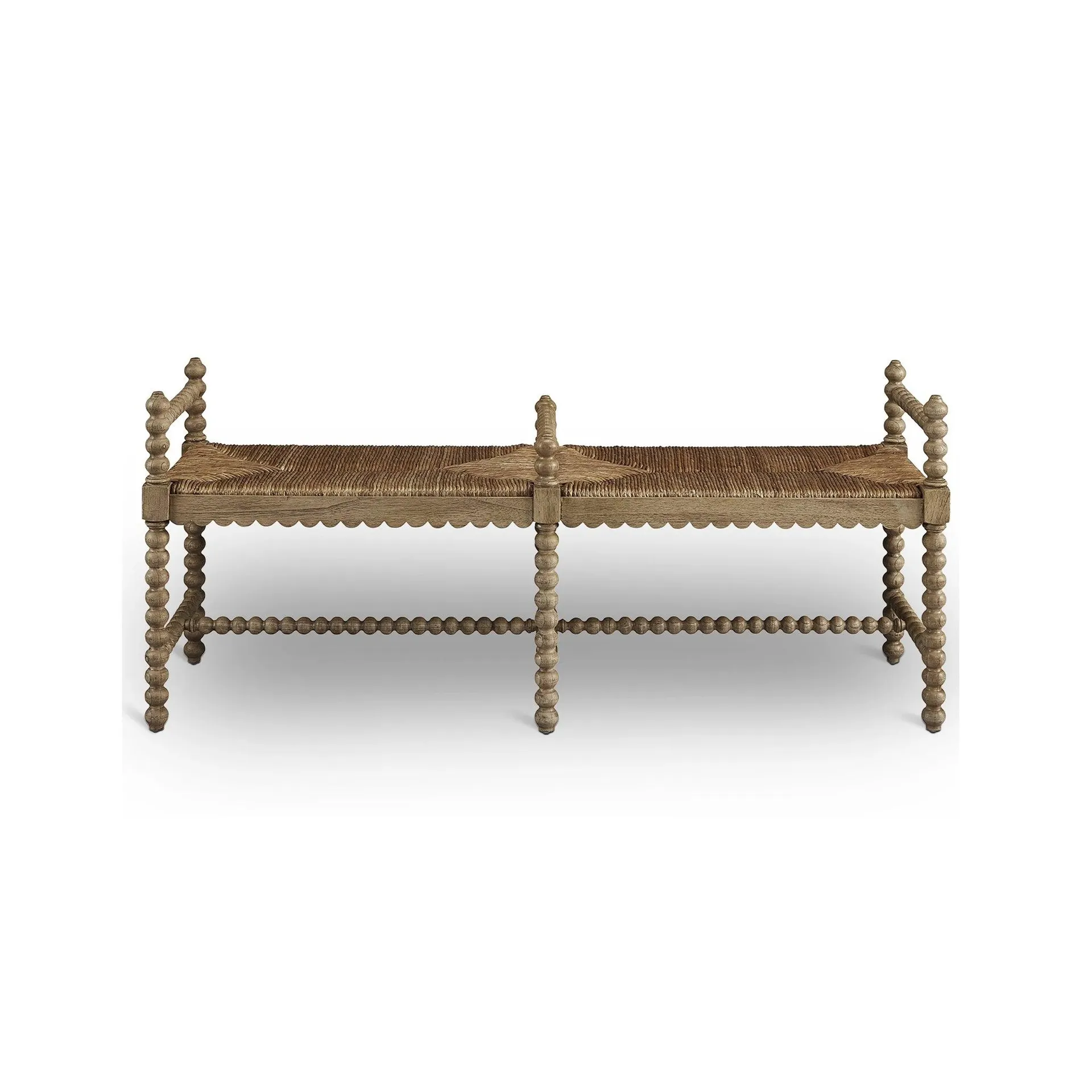 Galilea Woven Rush Bench