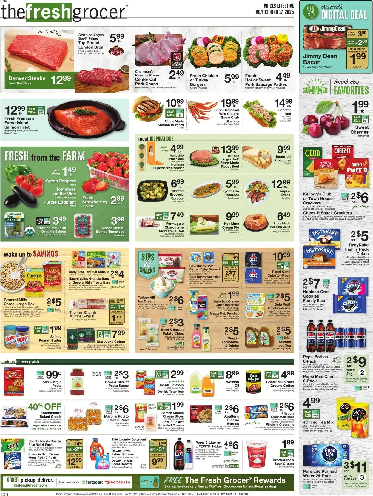 Weekly ad Gerrity's Supermarkets Current weekly ad from July 10 to July 17 2025 - Page 1