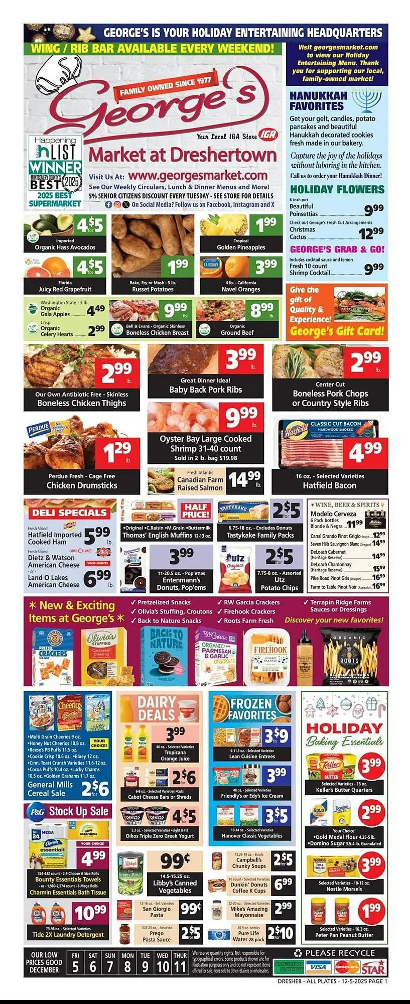 Weekly ad George's Market weekly ad from December 5 to December 11 2025 - Page 1