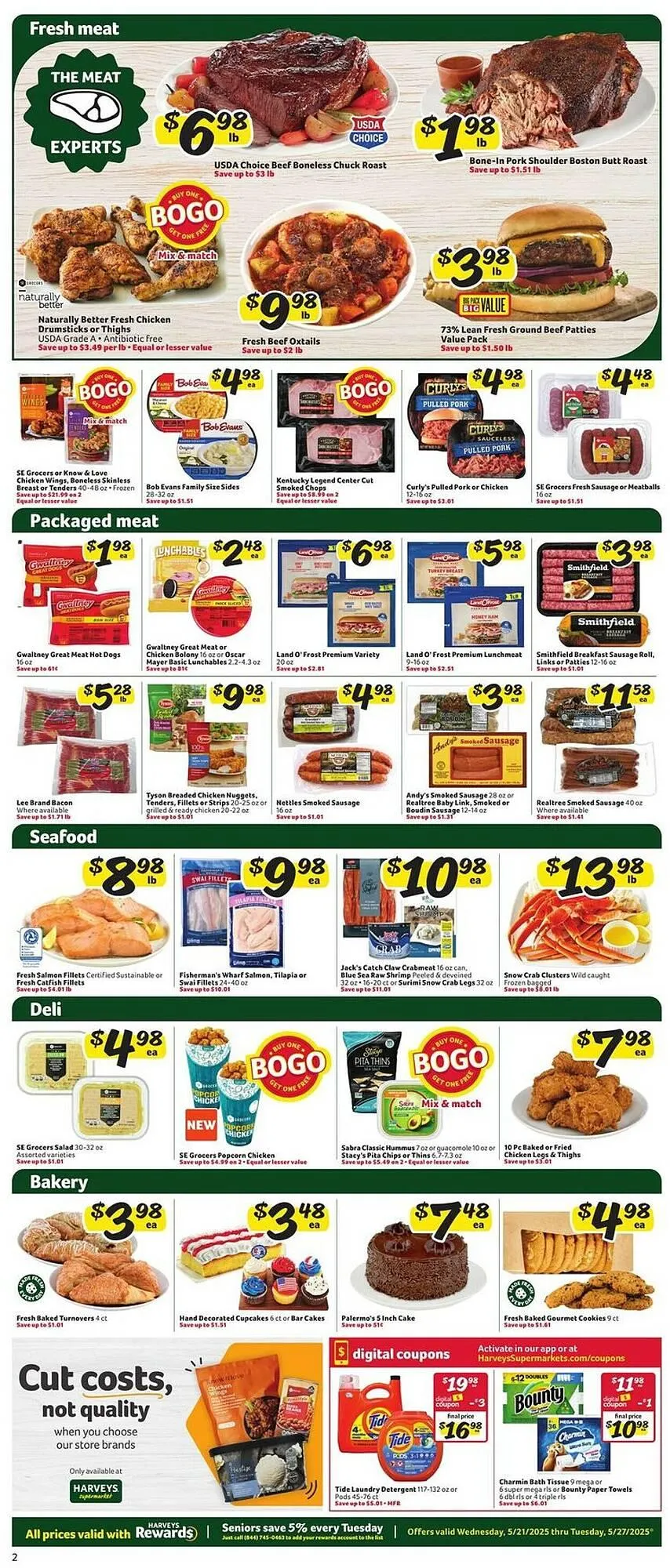 Weekly ad Harveys Supermarkets Weekly Ad from May 21 to May 27 2025 - Page 4