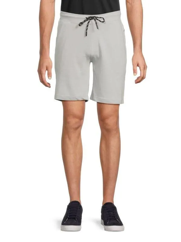 Flat Front Drawstring Shorts