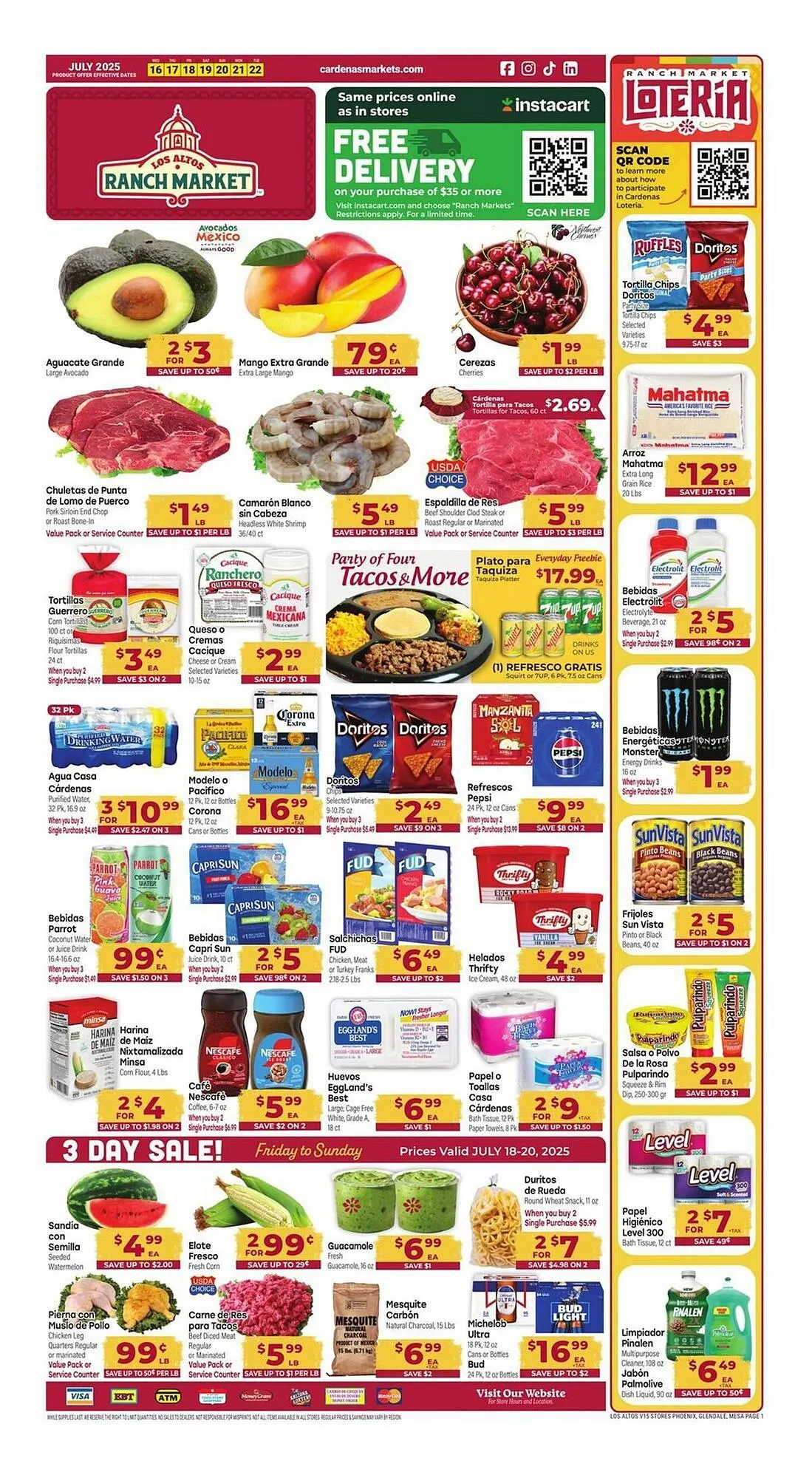 Los Altos Ranch Market Weekly Ad - 1