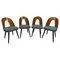 Mid-Century Modern Dining Chairs by Antonín Šuman for Tatra Furniture Pravenec, 1960s, Set of 4