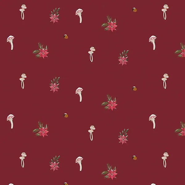 Punch Studio Mushroom Wrapping Paper