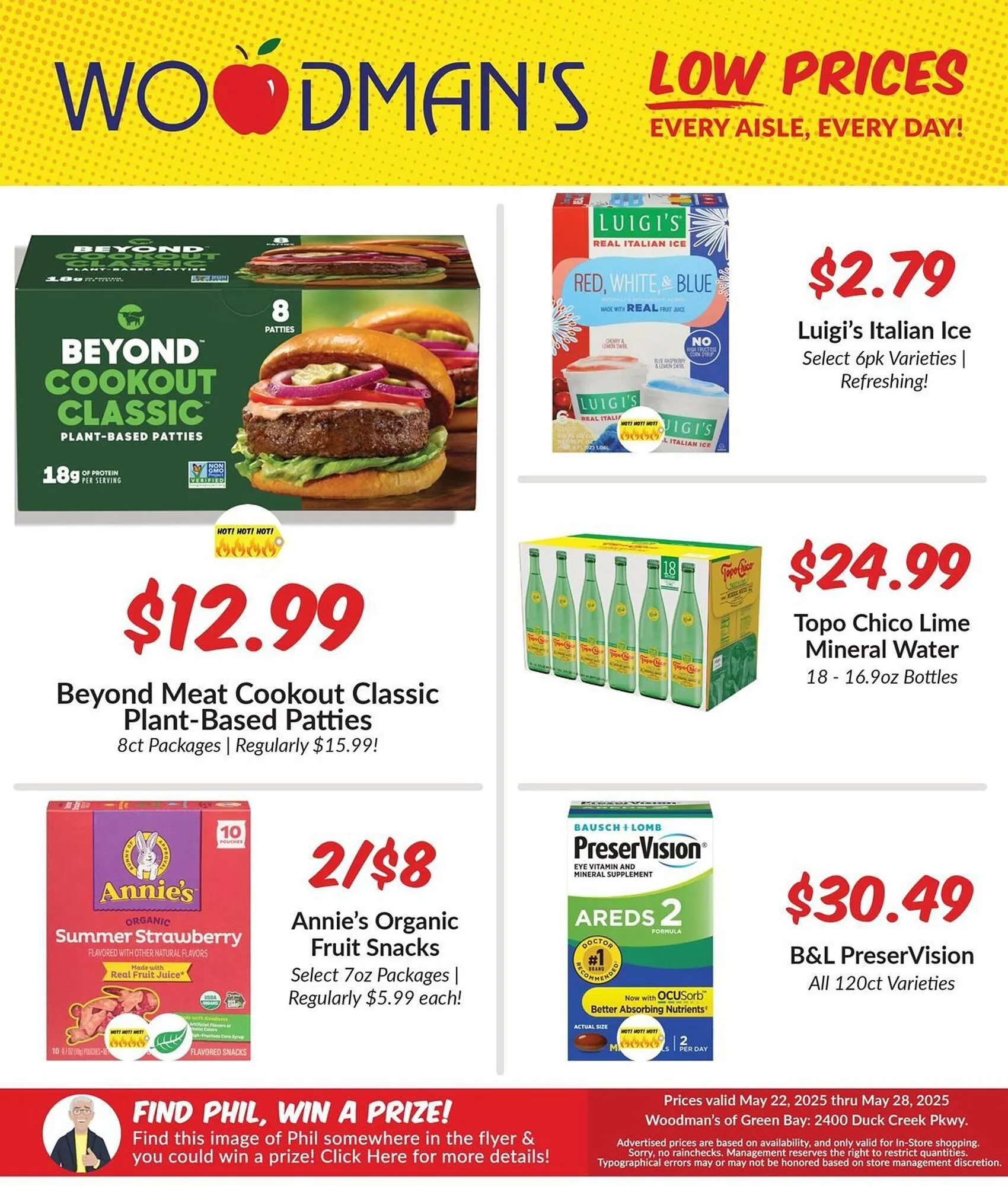 Weekly ad Woodman's Weekly Ad from May 22 to May 28 2025 - Page 1