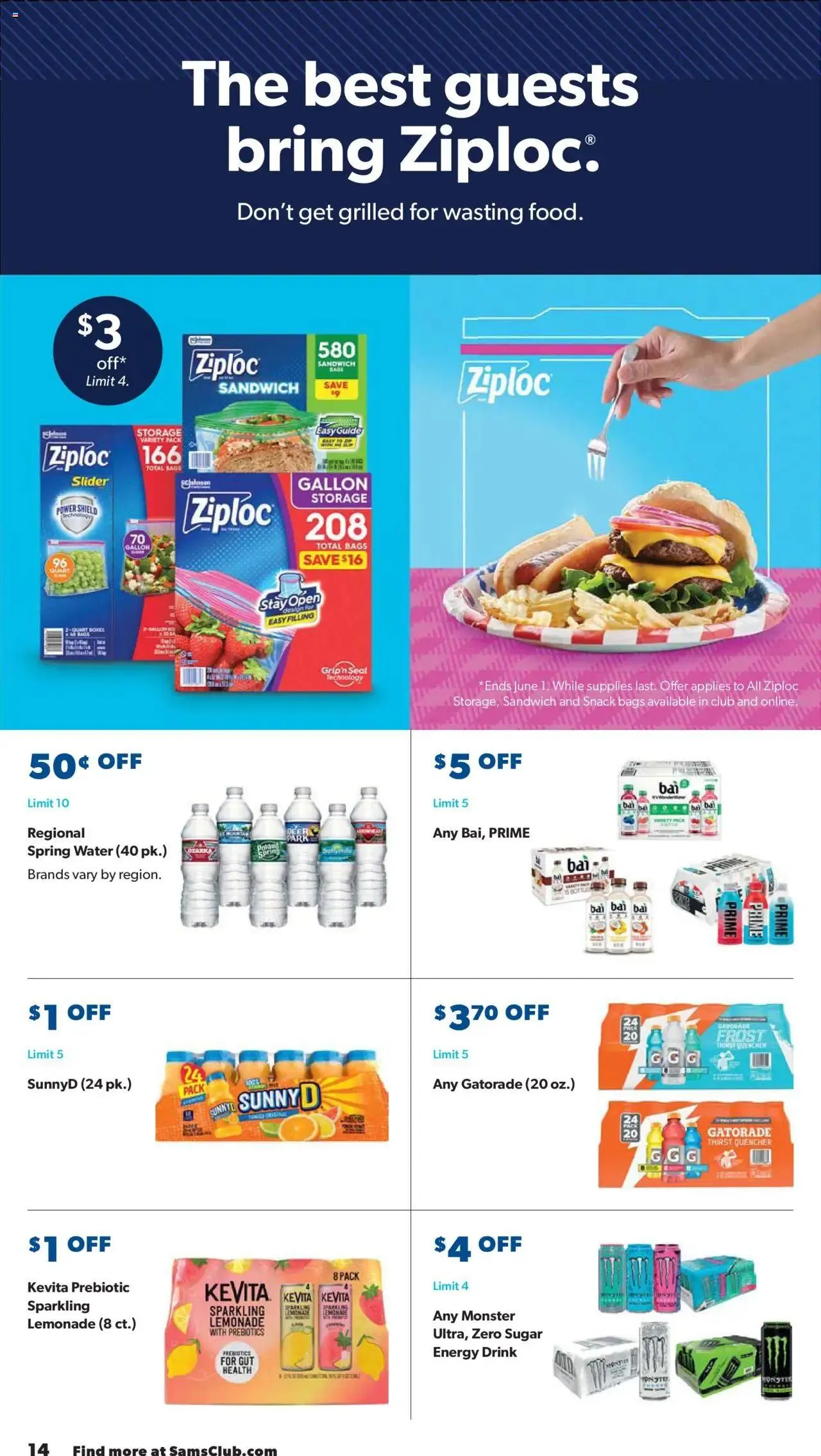 Weekly ad Sam's Club Savings Book May 2025 from April 30 to June 1 2025 - Page 14