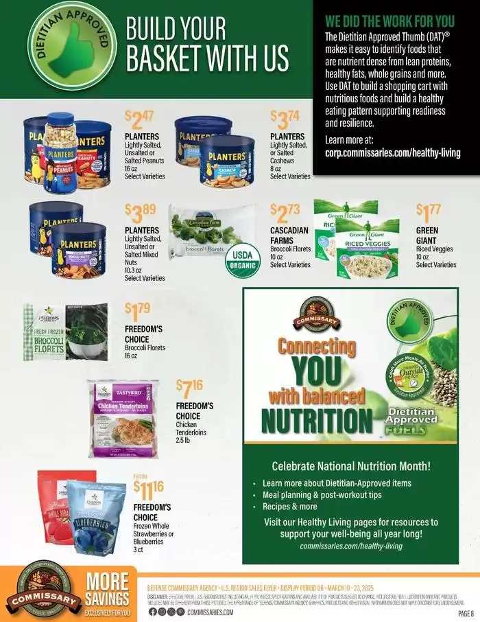 Weekly ad Flyer Commissary from March 10 to March 23 2025 - Page 8