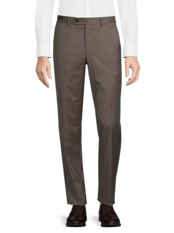 Jerome Flat Front Wool Dress Pants