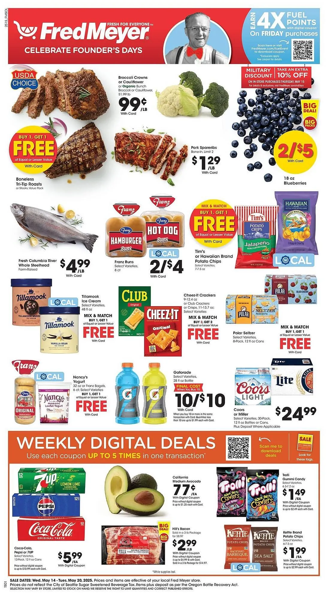 Weekly ad Fred Meyer Weekly Ad from May 14 to May 20 2025 - Page 1