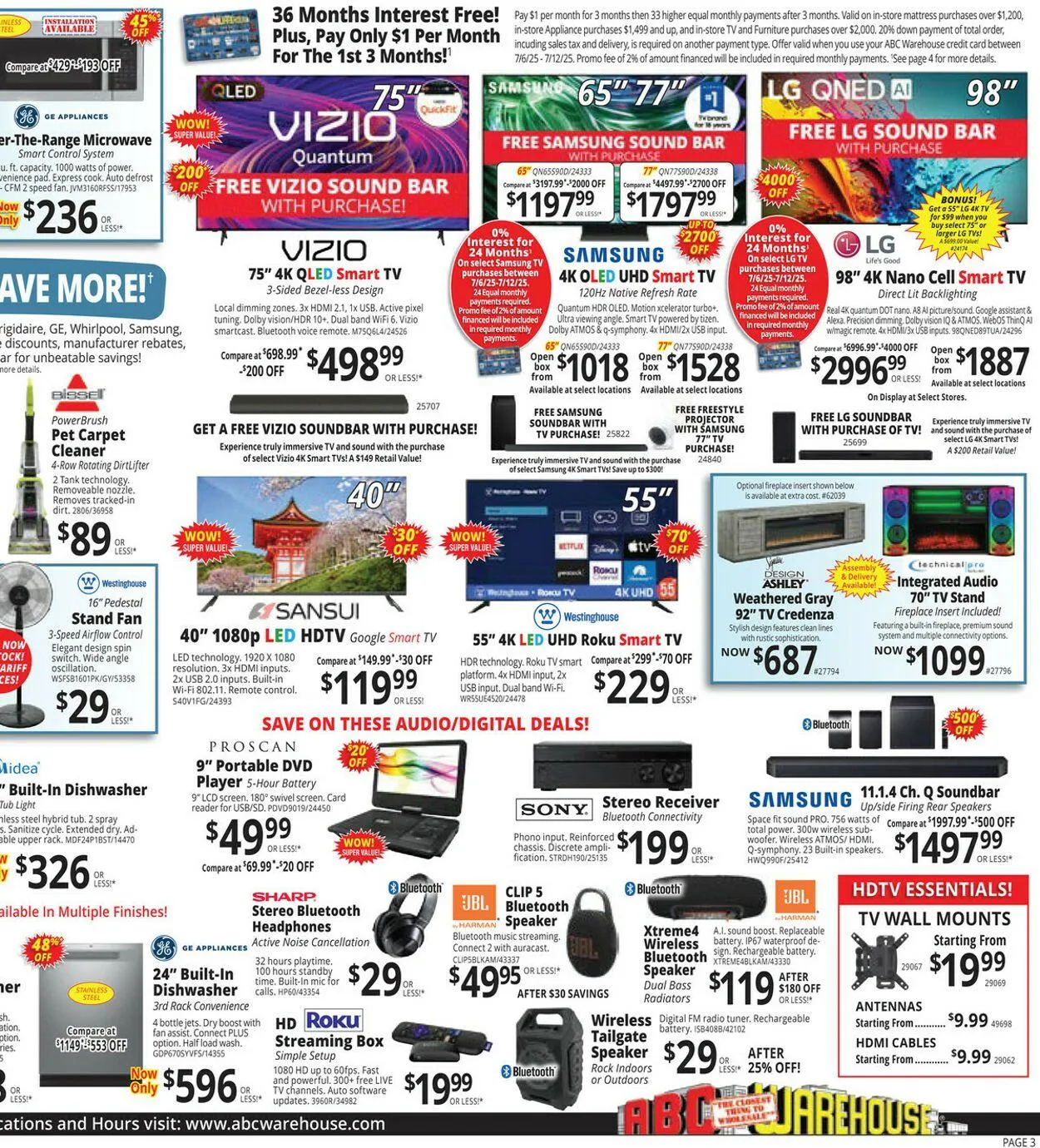 Weekly ad ABC Warehouse Current weekly ad from July 6 to July 12 2025 - Page 3