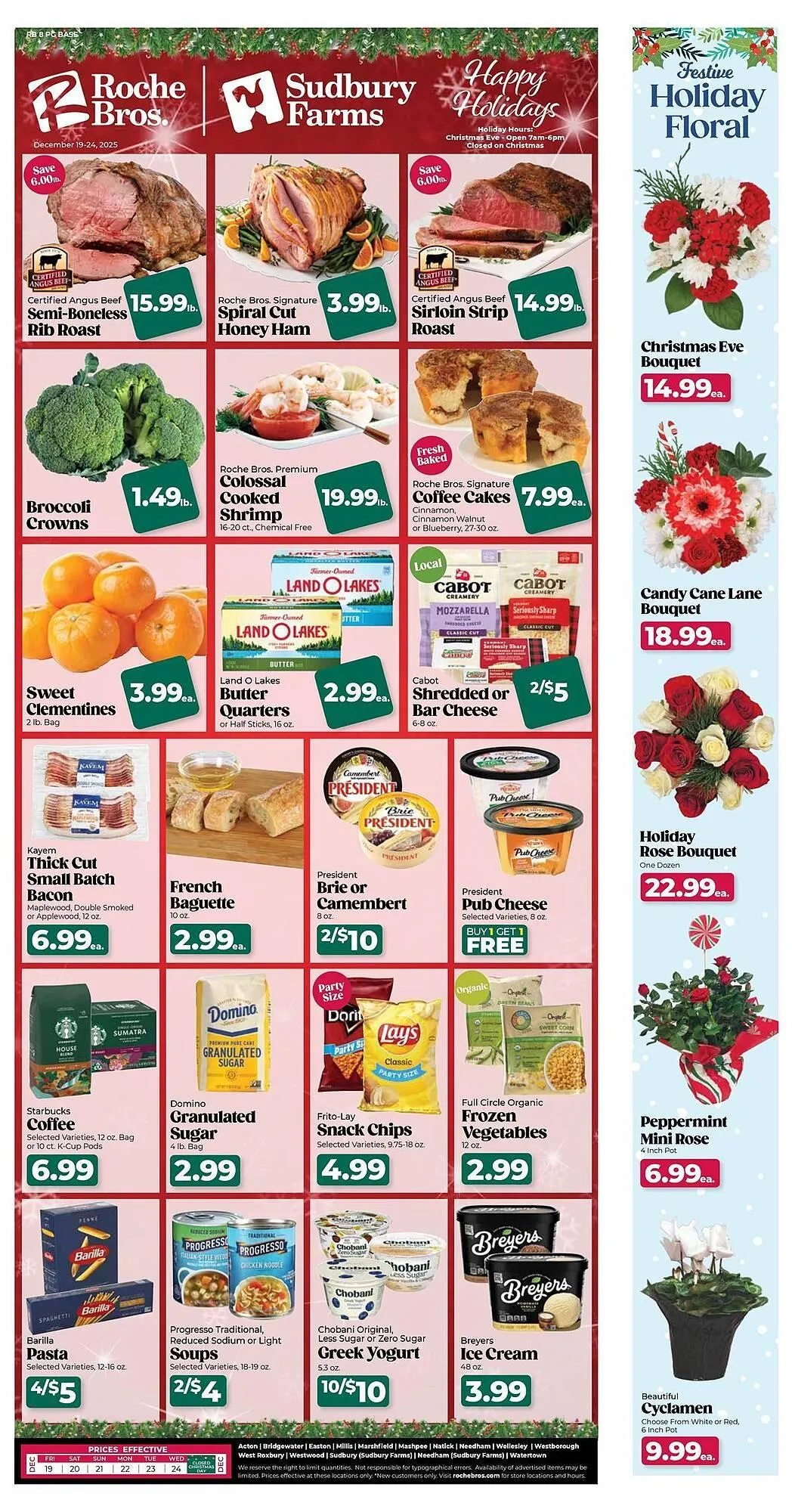 Weekly ad Roche Bros weekly ad from December 19 to December 24 2025 - Page 1