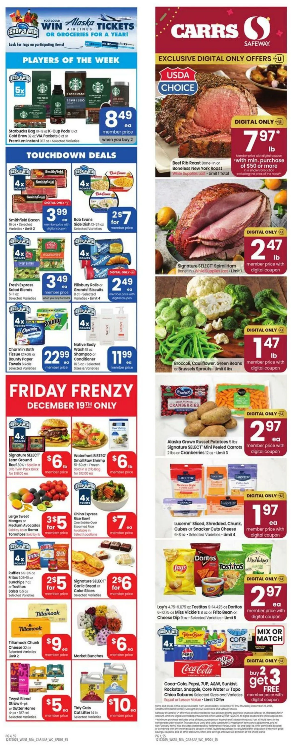 Weekly ad Carrs from December 17 to December 25 2025 - Page 1