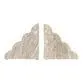 Brown Marble Cloud Bookends