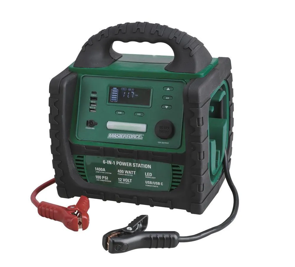 Masterforce® 1,400-Amp 6-in-1 Power Station