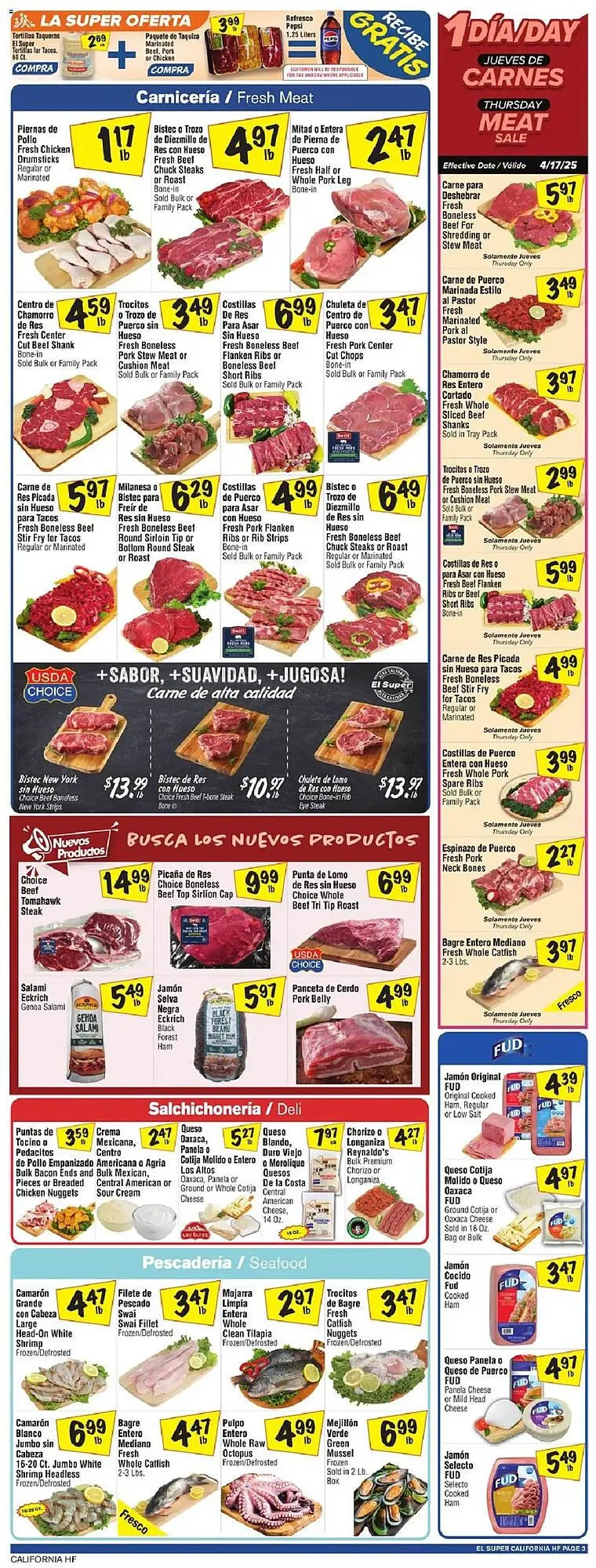 Weekly ad El Super Weekly Ad from April 16 to April 22 2025 - Page 3