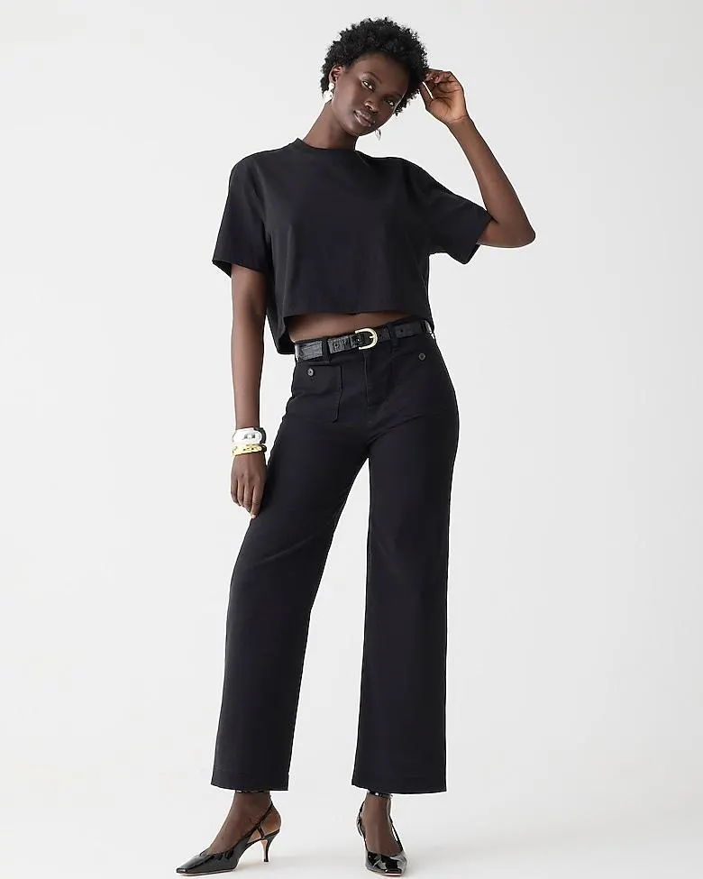 Sailor slim wide-leg chino pant