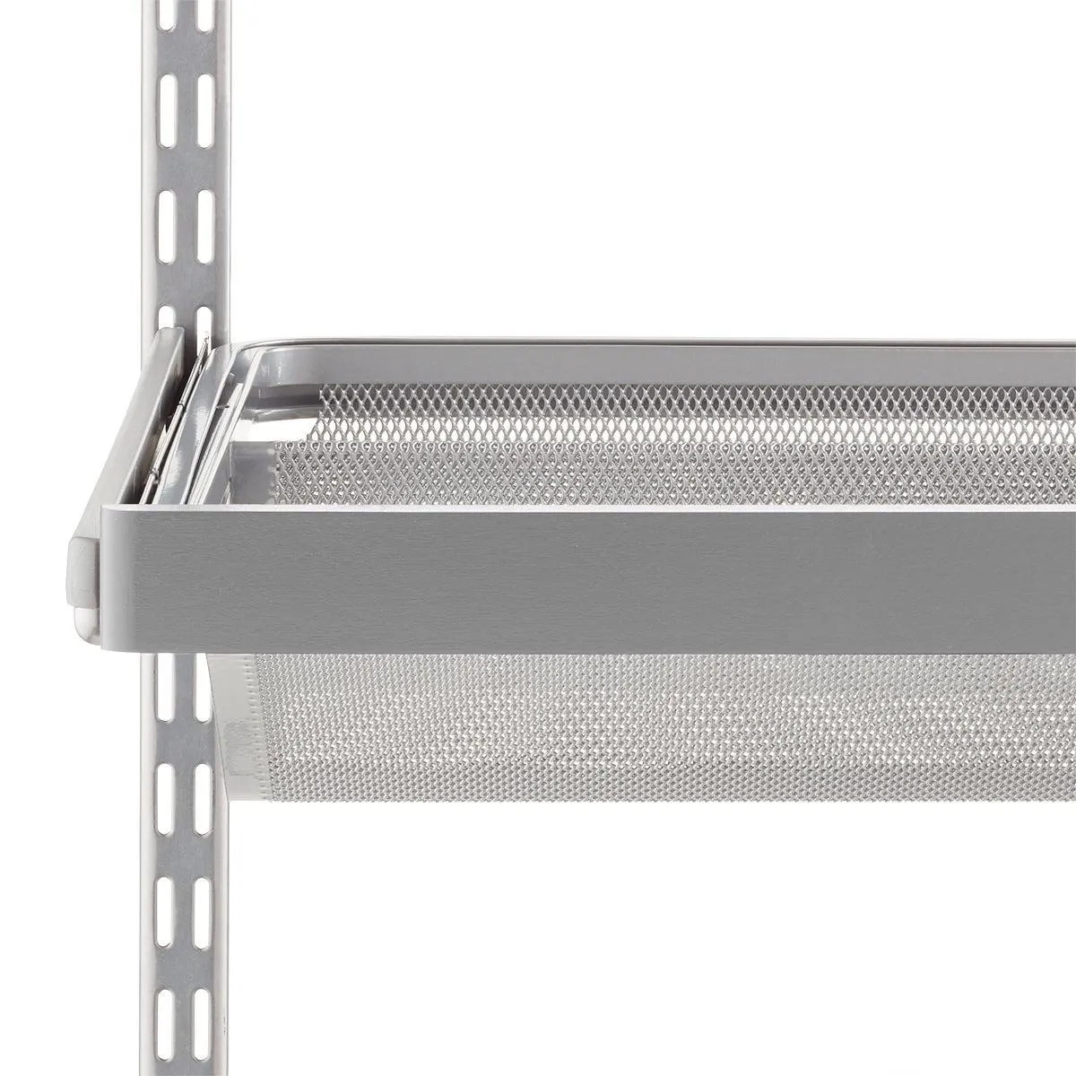 Elfa Decor Gliding Shelf Fascia Grey