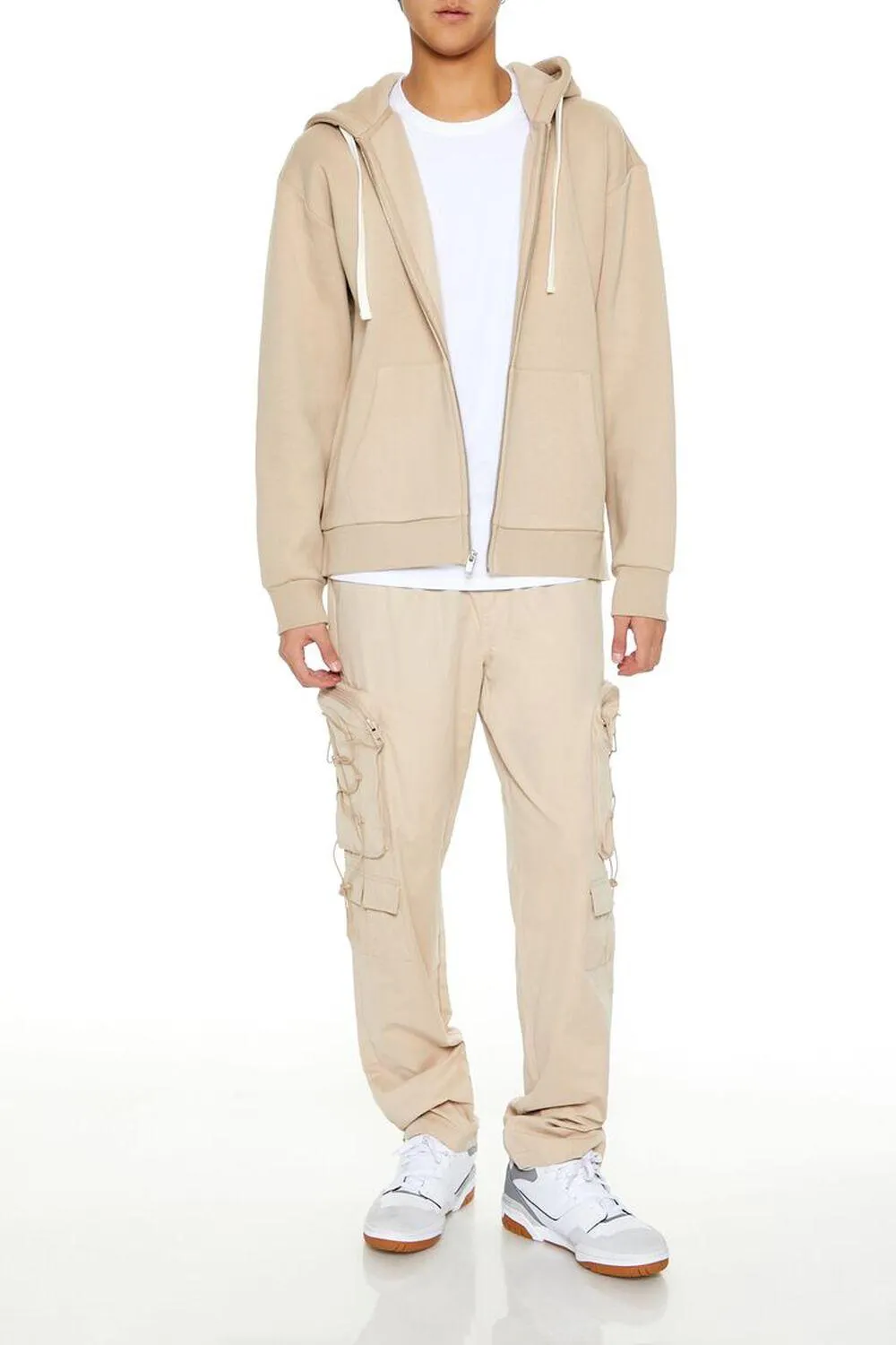 Crisscross Drawstring Cargo Pants