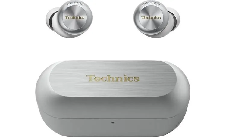 Technics EAH-AZ100 True wireless earbuds with active noise cancellation (Silver)