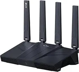 GL.iNet GL-BE9300 (Flint 3) Tri-Band WiFi 7 Router, High-Speed 6GHz Gaming WiFi Router for Wireless Internet, Long Range, 5 x 2.5G VPN Routers for Fiber Optic Modem, Computer Routers, Home & Business