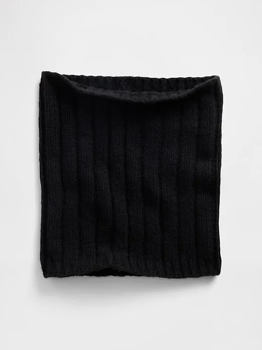 Kids CashSoft Wide Rib Scarf