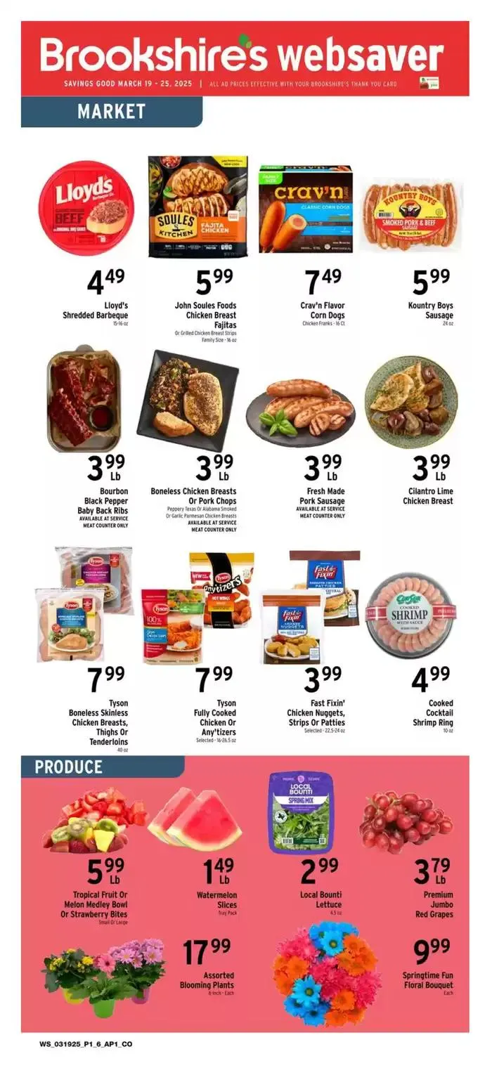 Weekly ad Websaver from March 19 to March 25 2025 - Page 1