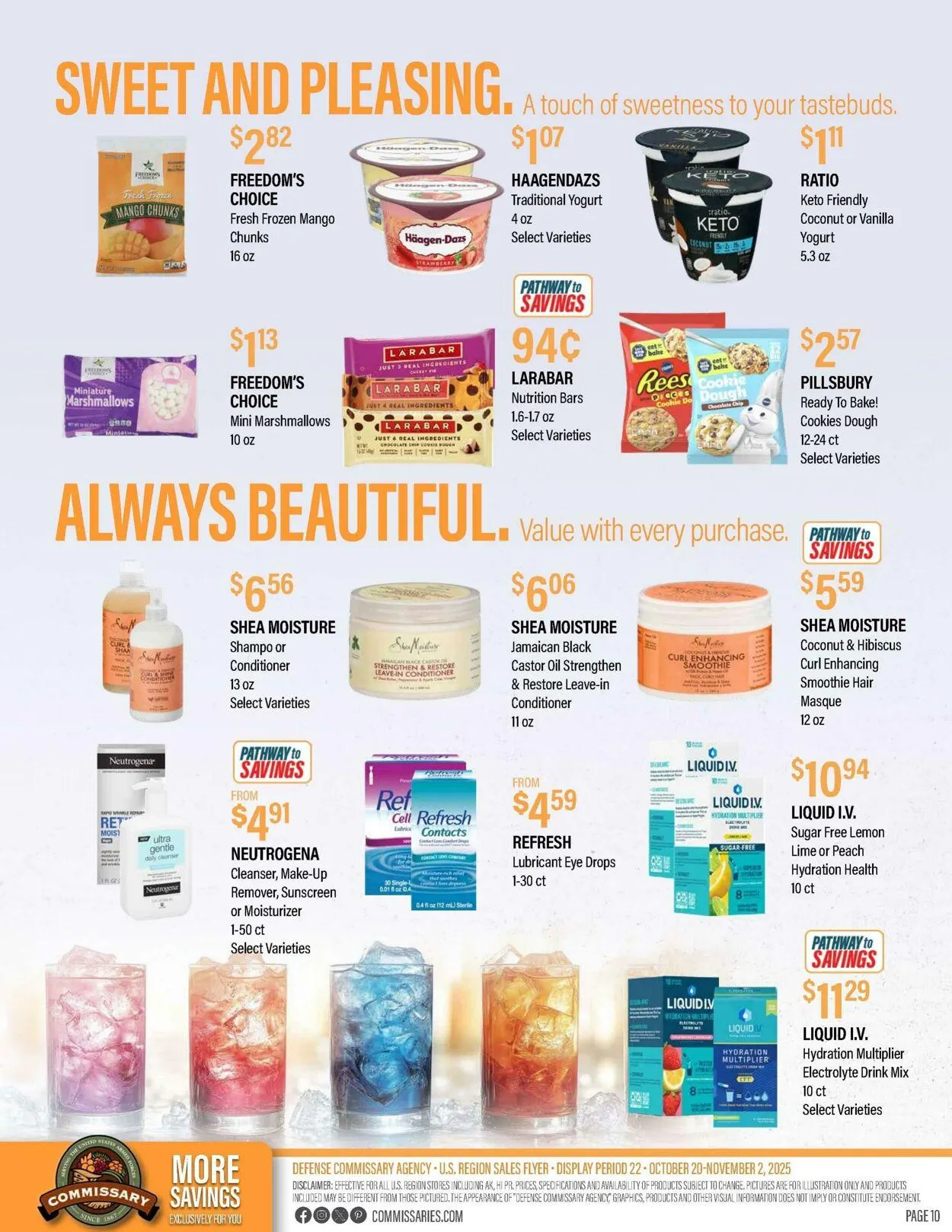 Weekly ad Commissary - Fort Irwin from October 20 to November 2 2025 - Page 10