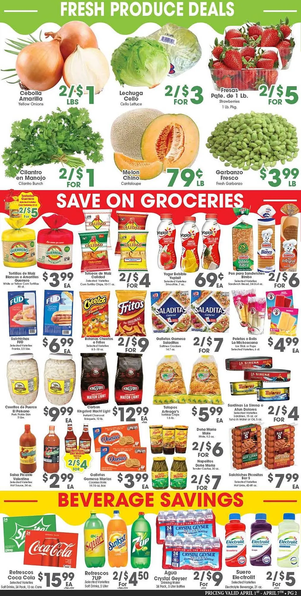 Weekly ad Arteagas Food Center weekly ad from April 1 to April 7 2026 - Page 2