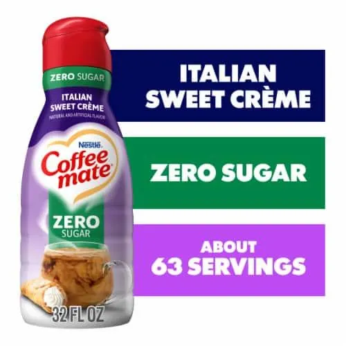 Coffee mate Zero Sugar Italian Sweet Creme Liquid Coffee Creamer