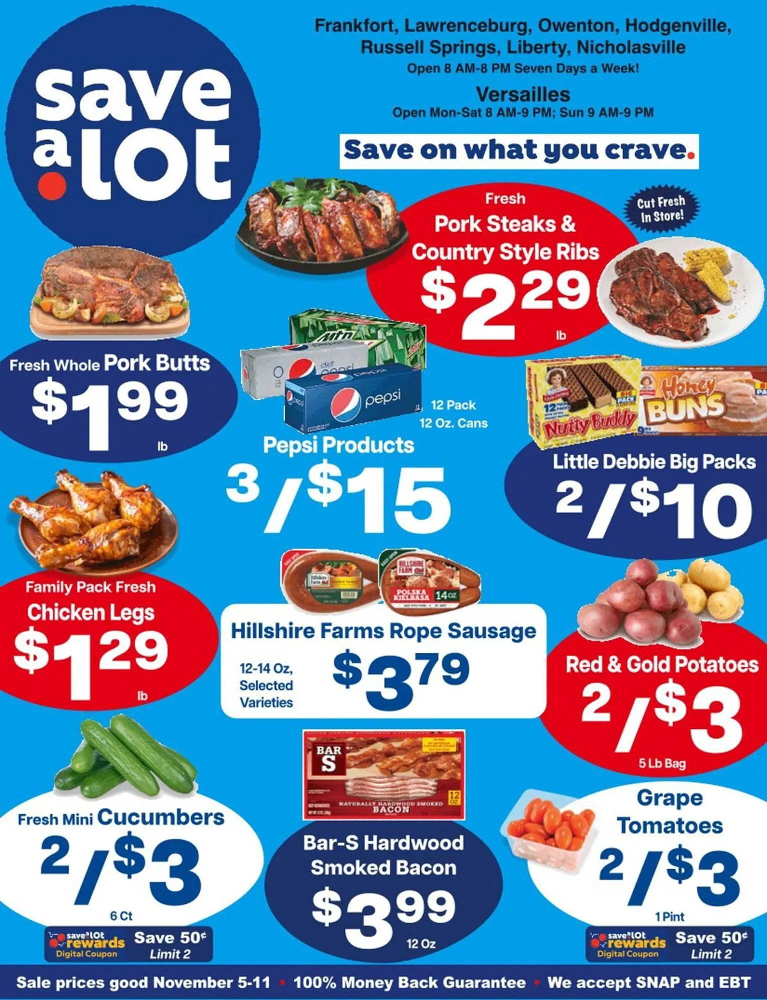 Weekly ad Save a Lot weekly ad from November 5 to November 11 2025 - Page 1