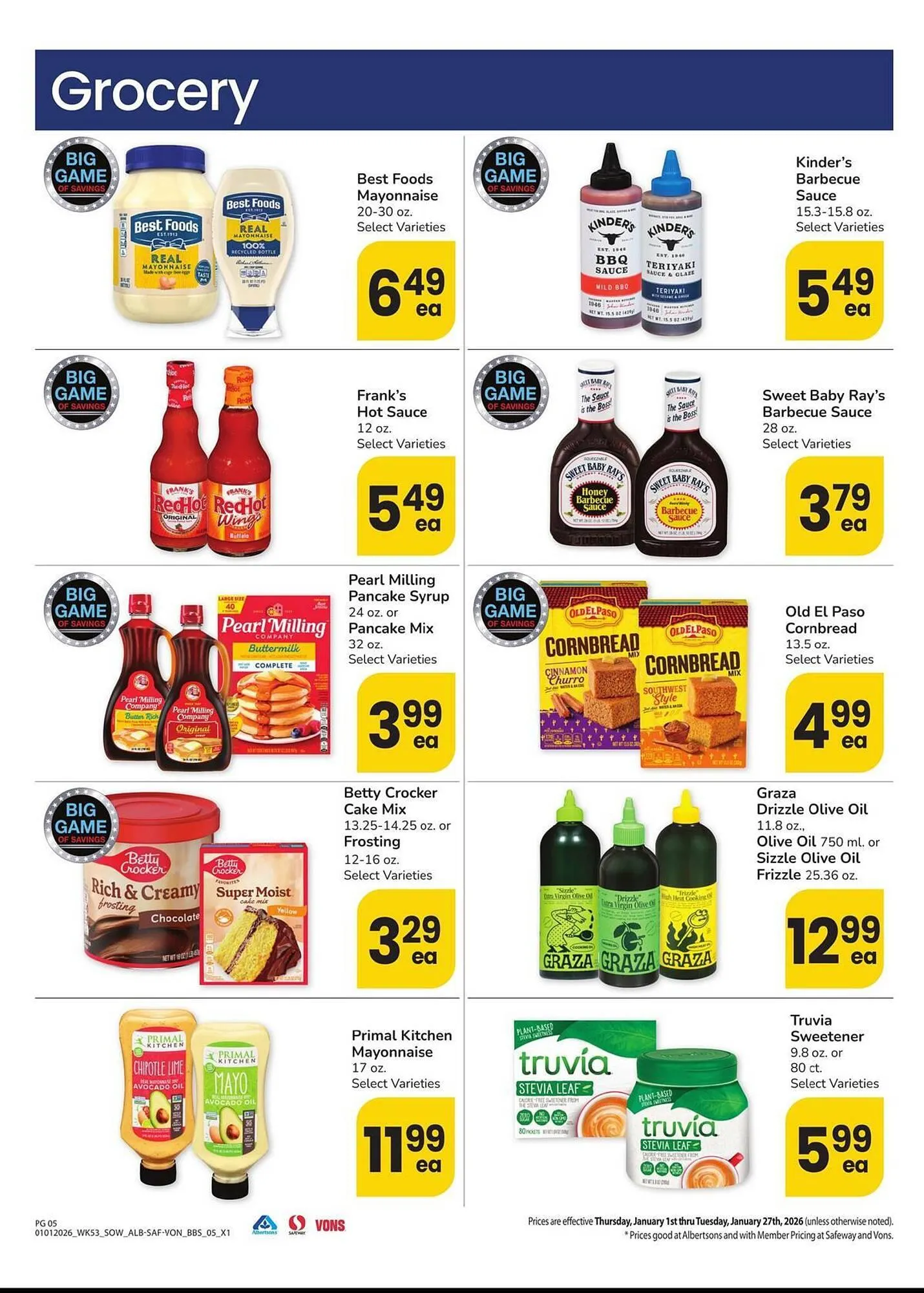 Weekly ad Safeway weekly ad from January 1 to January 27 2026 - Page 5
