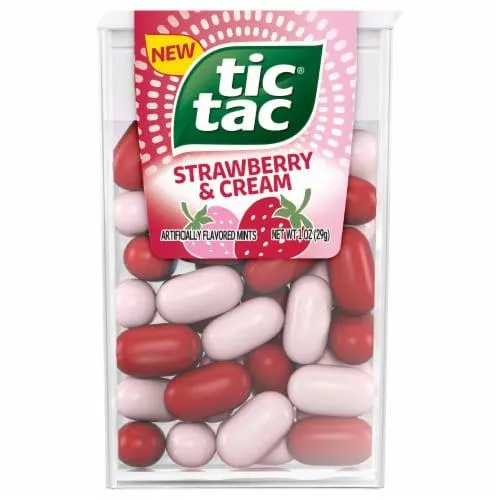 Tic Tac Strawberry & Cream Flavored Mints