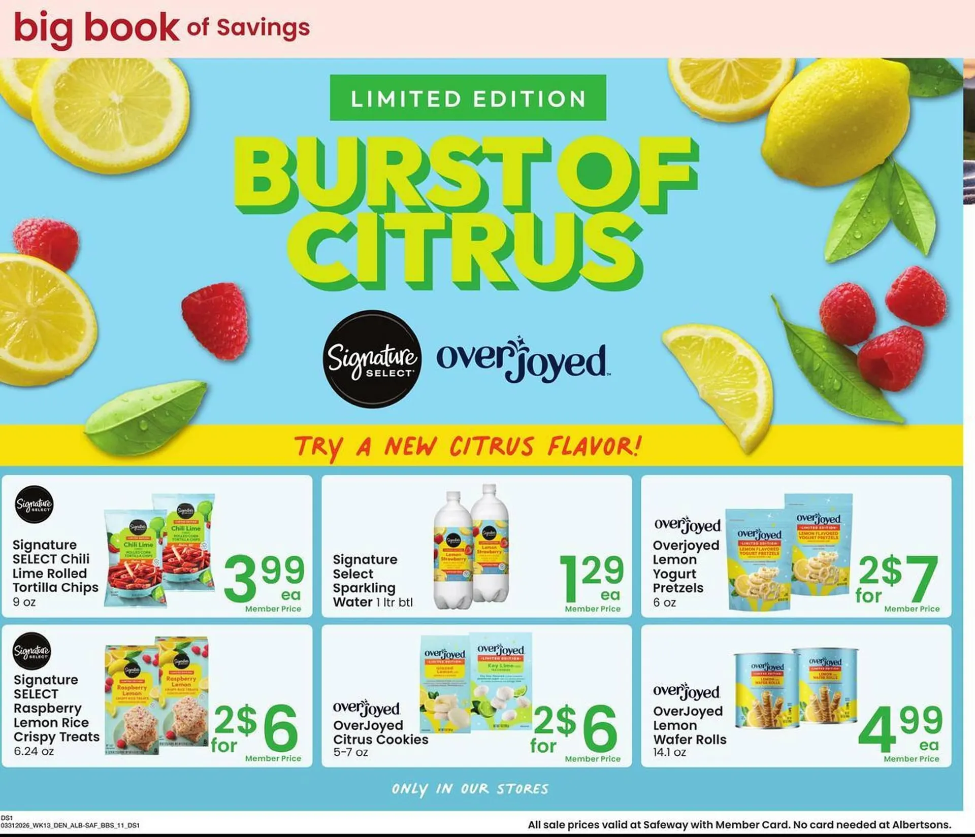 Weekly promotion Safeway weekly ad spanning from March 31 to April 27 2026 - Page 10 for Catalogue 365