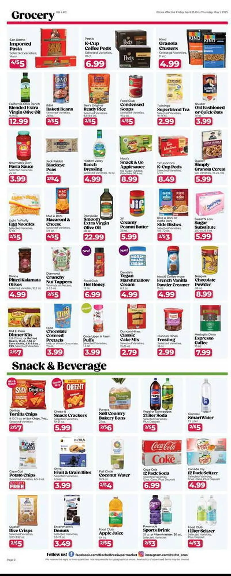 Weekly ad Roche Bros Weekly Ad from April 25 to May 1 2025 - Page 3
