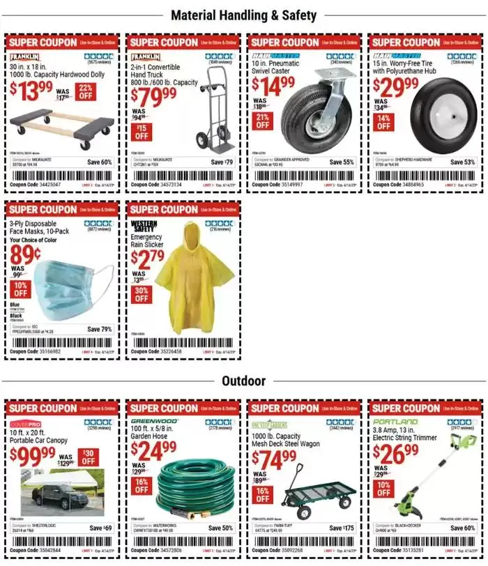 Weekly ad Harbor Freight Tools weekly ad from March 24 to April 14 2025 - Page 5