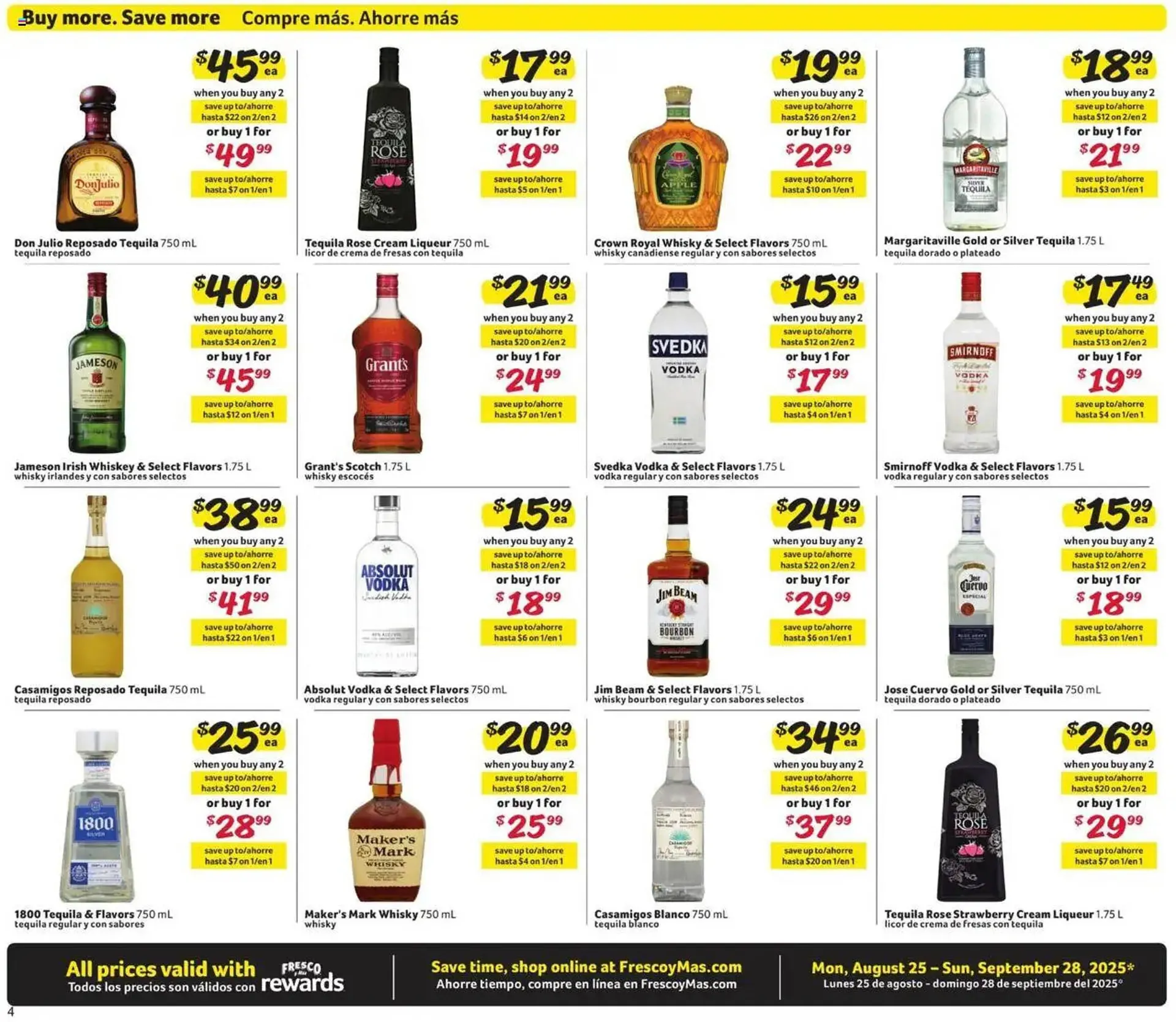 Weekly ad Fresco y Más Weekly Ad from August 25 to September 28 2025 - Page 4